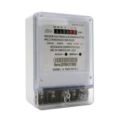 Single Phase 5(60) A 220v Transparent Lwd238-a Electronic Single Phase Watt-hour Meter
